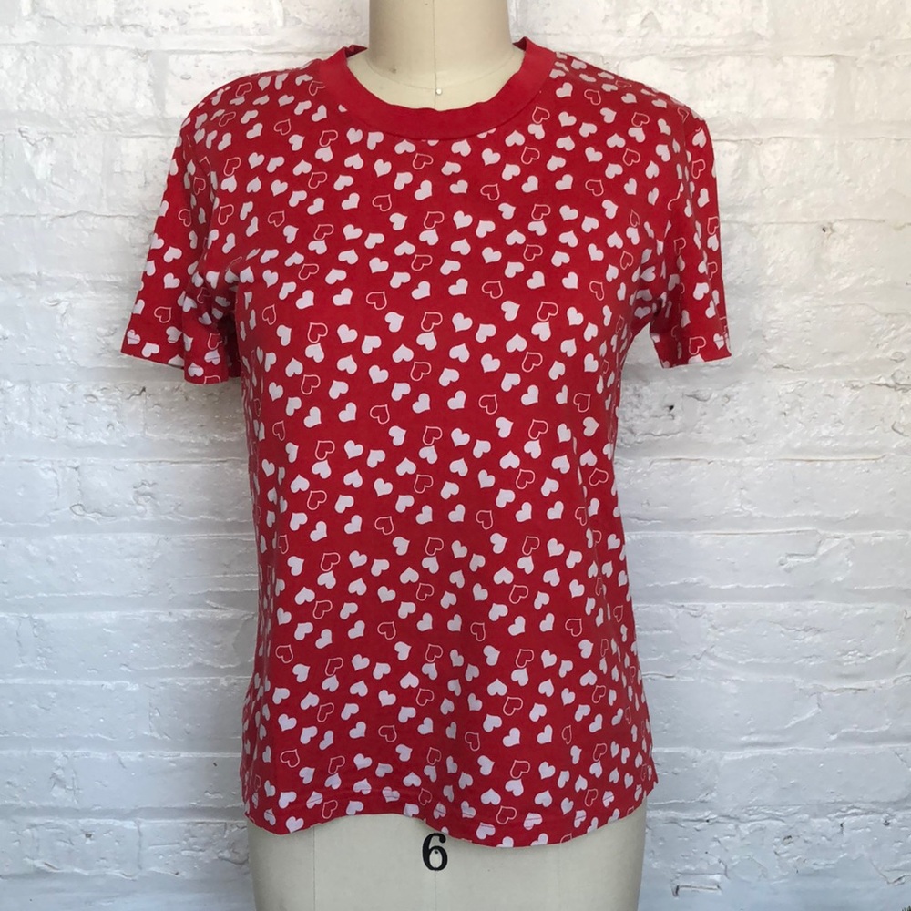 & Other Stories crewneck tshirt with hearts!